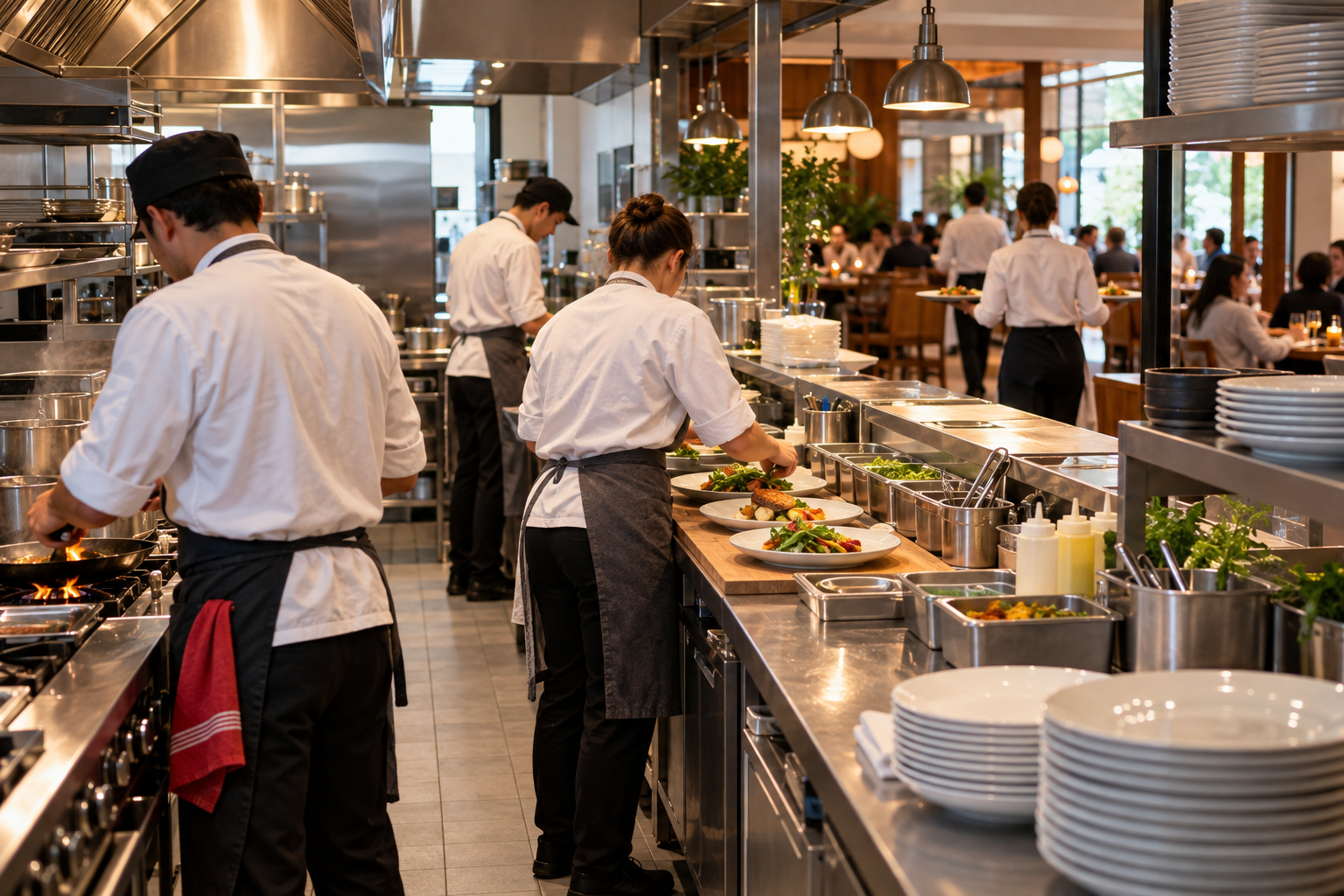 Fim da escala 6x1 no restaurante: a conta da folha, do preço do prato e da gorjeta